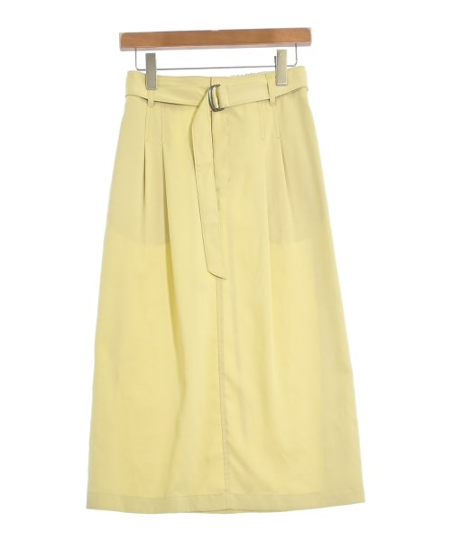 HUMAN WOMAN(ヒューマン　ウーマン)ロング・マキシ丈スカート 黄 サイズ:M/2200642733542