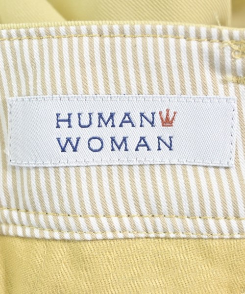 HUMAN WOMAN（ヒューマン　ウーマン）ロング・マキシ丈スカート 黄 サイズ:M レディース/2200642733542
