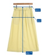 HUMAN WOMAN（ヒューマン　ウーマン）ロング・マキシ丈スカート 黄 サイズ:M レディース/2200642733542