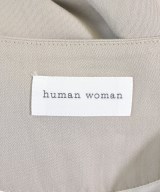 HUMAN WOMAN（ヒューマン　ウーマン）ワンピース ベージュ サイズ:M レディース/2200642733573