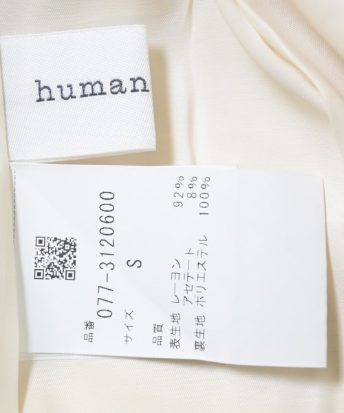 HUMAN WOMAN（ヒューマン　ウーマン）その他 白 サイズ:S レディース/2200642733696