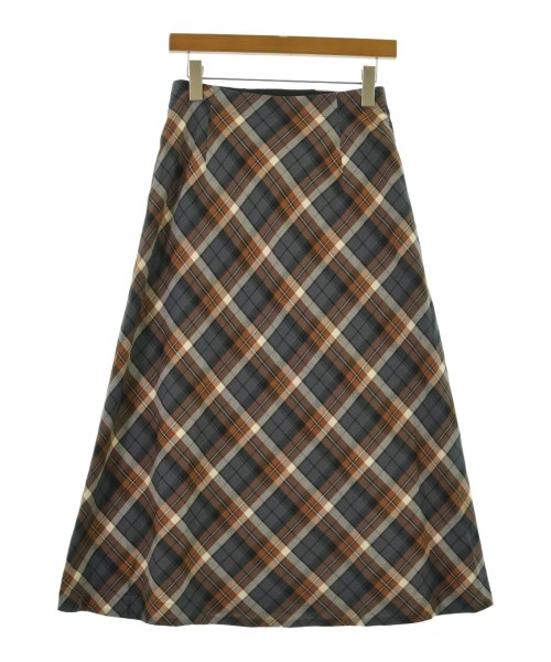 HUMAN WOMAN（ヒューマン　ウーマン）ロング・マキシ丈スカート 紺 サイズ:M レディース/2200642733740