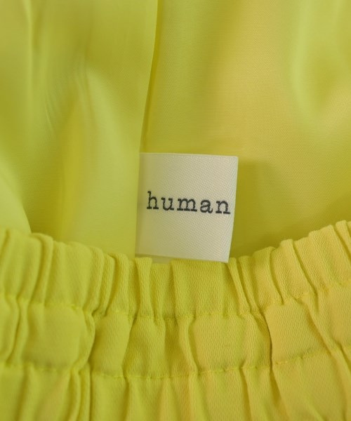 HUMAN WOMAN（ヒューマン　ウーマン）スラックス 黄 サイズ:M レディース/2200642734594