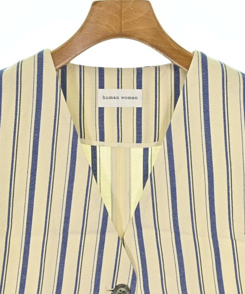 HUMAN WOMAN（ヒューマン　ウーマン）ベスト 白 サイズ:M レディース/2200642735089