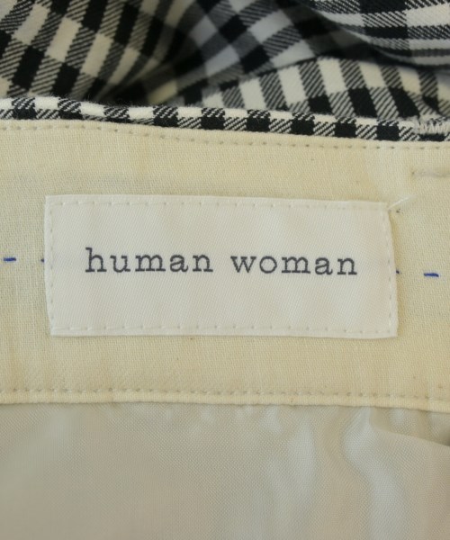 HUMAN WOMAN（ヒューマン　ウーマン）クロップドパンツ 黒 サイズ:M レディース/2200642735188