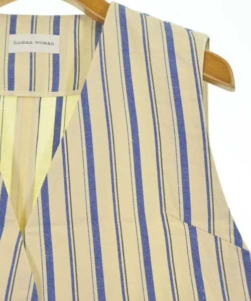 HUMAN WOMAN（ヒューマン　ウーマン）ベスト 青 サイズ:M レディース/2200642735348