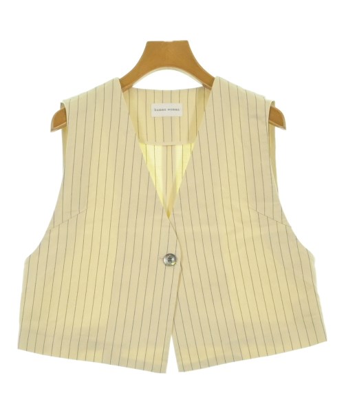 HUMAN WOMAN(ヒューマン　ウーマン)ベスト 白 サイズ:M/2200642735386