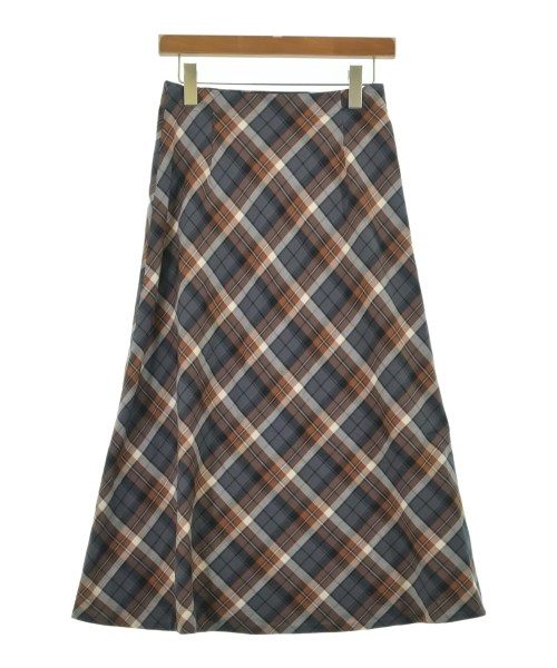 HUMAN WOMAN（ヒューマン　ウーマン）ロング・マキシ丈スカート 紺 サイズ:M レディース/2200642735461