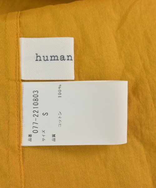 HUMAN WOMAN（ヒューマン　ウーマン）ブラウス オレンジ サイズ:S レディース/2200642735577