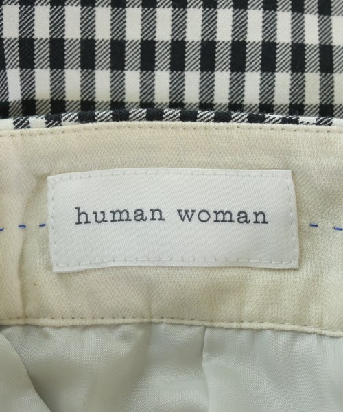 HUMAN WOMAN（ヒューマン　ウーマン）クロップドパンツ 黒 サイズ:SS レディース/2200642736130