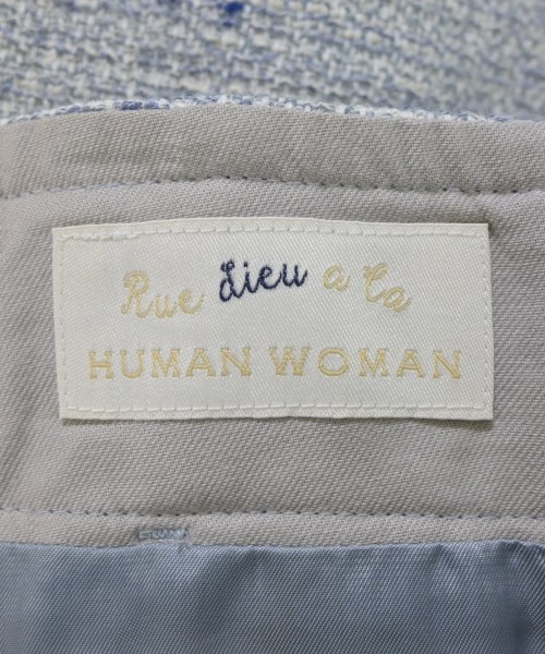 HUMAN WOMAN（ヒューマン　ウーマン）ロング・マキシ丈スカート 青 サイズ:M レディース/2200642736840