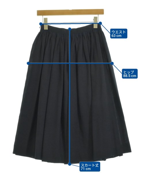 HUMAN WOMAN（ヒューマン　ウーマン）ロング・マキシ丈スカート 紺 サイズ:S レディース/2200642736925