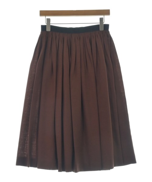 HUMAN WOMAN(ヒューマン　ウーマン)ロング・マキシ丈スカート 茶 サイズ:M/2200642736970