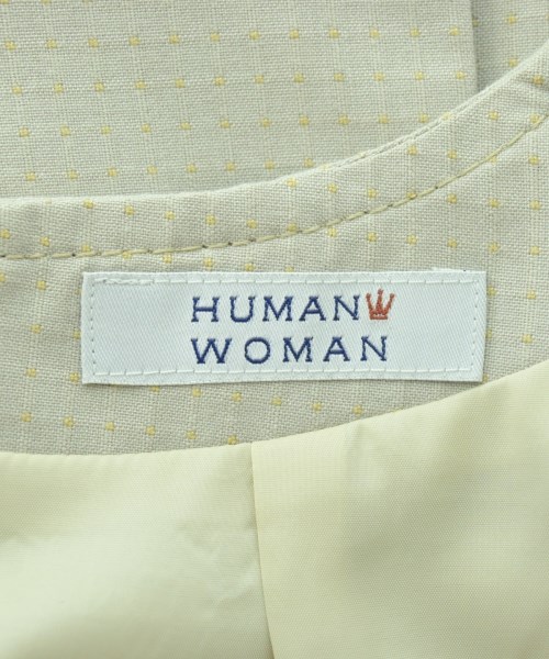 HUMAN WOMAN（ヒューマン　ウーマン）ブラウス ベージュ サイズ:M レディース/2200642736994