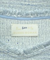 HUMAN WOMAN（ヒューマン　ウーマン）ブラウス 青 サイズ:M レディース/2200642737045