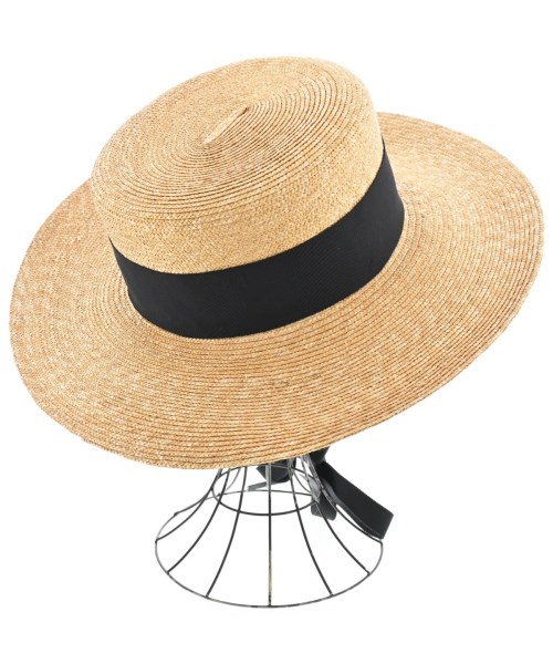 HUMAN WOMAN（ヒューマン　ウーマン）ストローハット ベージュ サイズ:- レディース/2200642737069