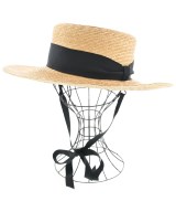 HUMAN WOMAN（ヒューマン　ウーマン）ストローハット ベージュ サイズ:- レディース/2200642737069