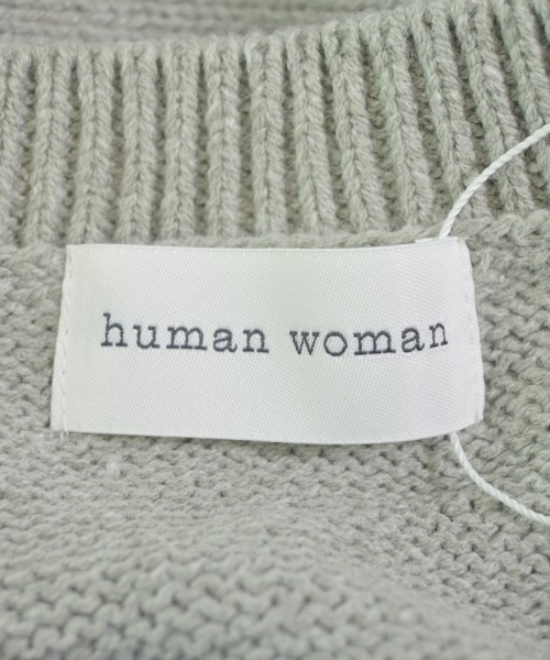 HUMAN WOMAN（ヒューマン　ウーマン）ニット・セーター グレー サイズ:M レディース/2200642737083