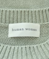 HUMAN WOMAN（ヒューマン　ウーマン）ニット・セーター グレー サイズ:M レディース/2200642737137