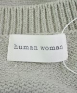 HUMAN WOMAN（ヒューマン　ウーマン）ニット・セーター グレー サイズ:M レディース/2200642737151