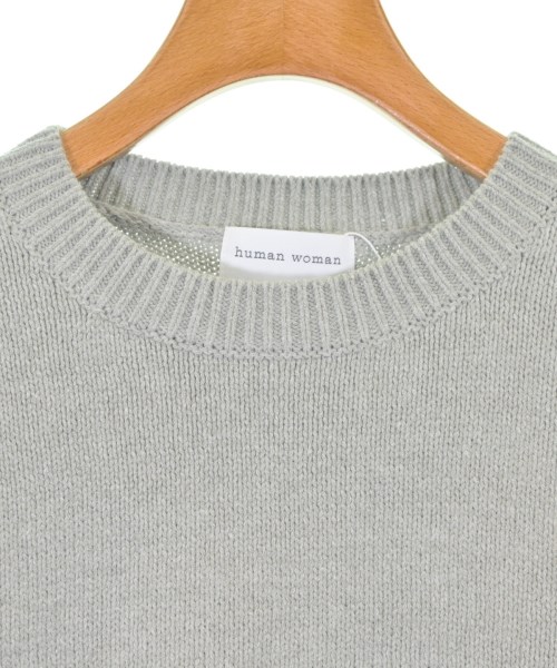 HUMAN WOMAN（ヒューマン　ウーマン）ニット・セーター グレー サイズ:M レディース/2200642737182