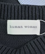 HUMAN WOMAN（ヒューマン　ウーマン）ニット・セーター 紺 サイズ:M レディース/2200642737250
