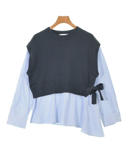 HUMAN WOMAN(ヒューマン　ウーマン)ニット・セーター 紺 サイズ:M/2200642737267