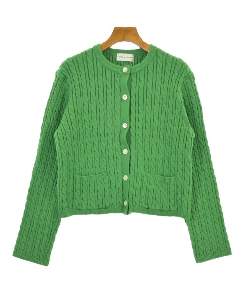 HUMAN WOMAN(ヒューマン　ウーマン)カーディガン 緑 サイズ:M/2200642737298