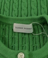 HUMAN WOMAN（ヒューマン　ウーマン）カーディガン 緑 サイズ:M レディース/2200642737298
