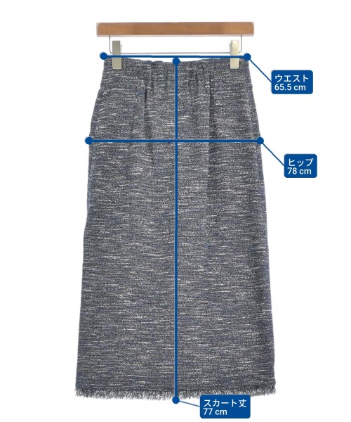 HUMAN WOMAN（ヒューマン　ウーマン）ロング・マキシ丈スカート 紺 サイズ:S レディース/2200642737359