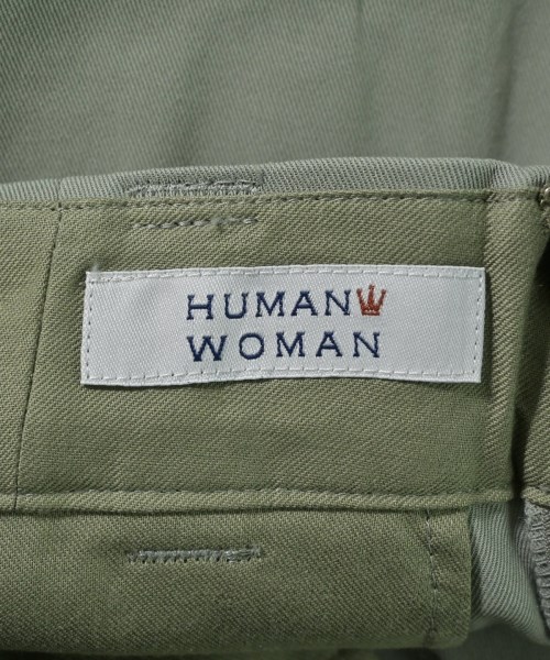 HUMAN WOMAN（ヒューマン　ウーマン）ロング・マキシ丈スカート カーキ サイズ:M レディース/2200642737373