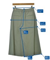 HUMAN WOMAN（ヒューマン　ウーマン）ロング・マキシ丈スカート カーキ サイズ:M レディース/2200642737373