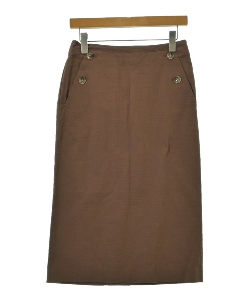 HUMAN WOMAN(ヒューマン　ウーマン)ロング・マキシ丈スカート 茶 サイズ:M/2200642737458