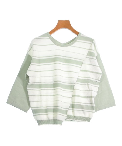 HUMAN WOMAN(ヒューマン　ウーマン)ニット・セーター 緑 サイズ:M/2200642737557