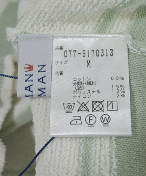 HUMAN WOMAN（ヒューマン　ウーマン）ニット・セーター 緑 サイズ:M レディース/2200642737557