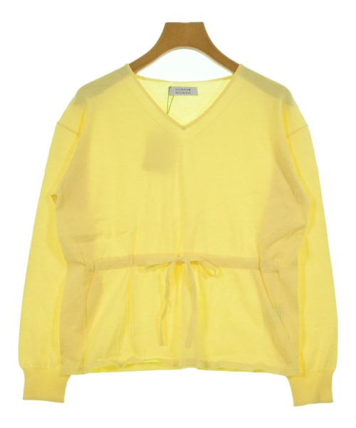 HUMAN WOMAN(ヒューマン　ウーマン)ニット・セーター 黄 サイズ:M/2200642737588