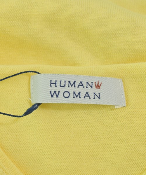 HUMAN WOMAN（ヒューマン　ウーマン）ニット・セーター 黄 サイズ:M レディース/2200642737618