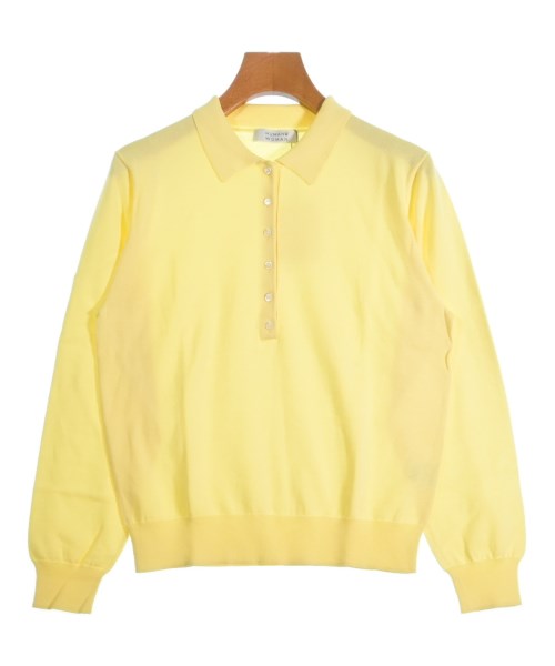 HUMAN WOMAN(ヒューマン　ウーマン)ニット・セーター 黄 サイズ:M/2200642737625