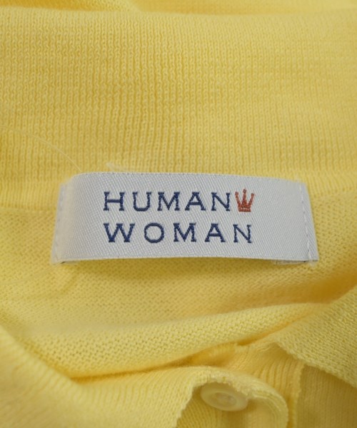 HUMAN WOMAN（ヒューマン　ウーマン）ニット・セーター 黄 サイズ:M レディース/2200642737625