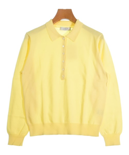 HUMAN WOMAN(ヒューマン　ウーマン)ニット・セーター 黄 サイズ:M/2200642737632