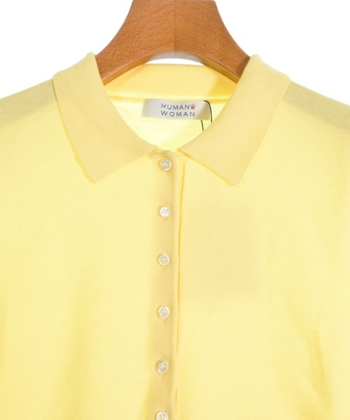 HUMAN WOMAN（ヒューマン　ウーマン）ニット・セーター 黄 サイズ:M レディース/2200642737632