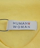 HUMAN WOMAN（ヒューマン　ウーマン）ニット・セーター 黄 サイズ:M レディース/2200642737632