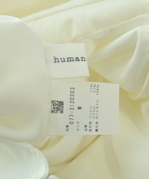 HUMAN WOMAN（ヒューマン　ウーマン）ロング・マキシ丈スカート 白 サイズ:M レディース/2200642737892