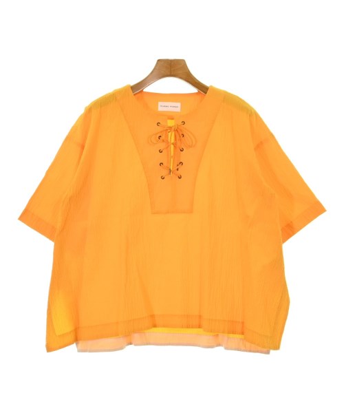 HUMAN WOMAN(ヒューマン　ウーマン)ブラウス オレンジ サイズ:M/2200642738103