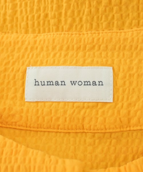 HUMAN WOMAN（ヒューマン　ウーマン）ブラウス オレンジ サイズ:M レディース/2200642738134