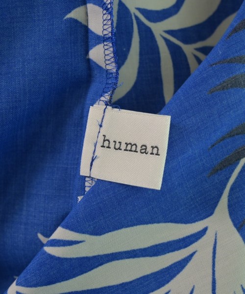 HUMAN WOMAN（ヒューマン　ウーマン）ワンピース 青 サイズ:M レディース/2200642738172