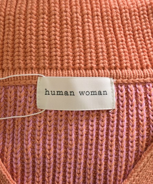 HUMAN WOMAN（ヒューマン　ウーマン）ニット・セーター ピンク サイズ:M レディース/2200642743565
