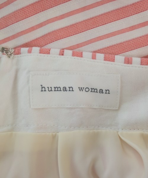 HUMAN WOMAN（ヒューマン　ウーマン）ロング・マキシ丈スカート ピンク サイズ:M レディース/2200642743817
