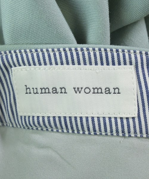 HUMAN WOMAN（ヒューマン　ウーマン）スラックス 青 サイズ:L レディース/2200642744968