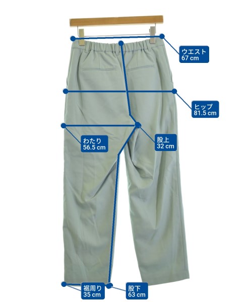 HUMAN WOMAN（ヒューマン　ウーマン）スラックス 青 サイズ:L レディース/2200642744968